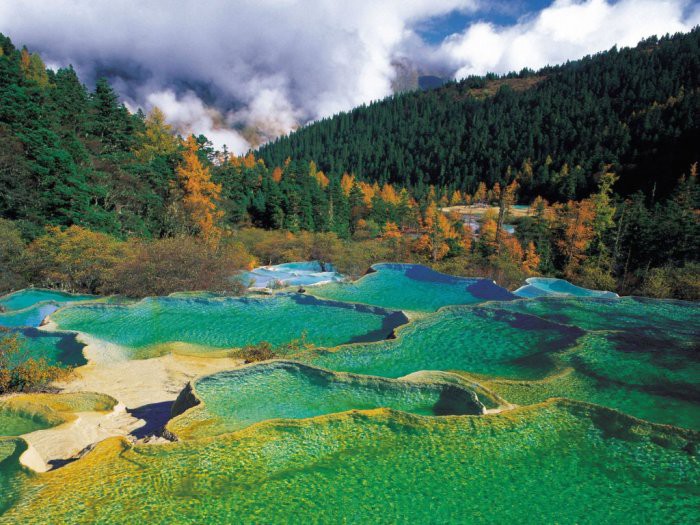 Водопад Желтого дракона, Китай. водопад, природа, факты