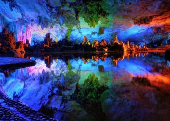 Пещера Тростниковой Флейты, Китай интересное, пещеры