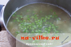 Крем-суп из зеленого горошка со сливками Крем-суп из зеленого горошка со сливками