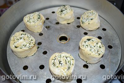 Фотографии рецепта Манты с сыром, 08 Манты с сыром, Шаг 08