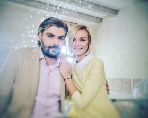 Полина ГАГАРИНА с мужем (фото Instagram.com)