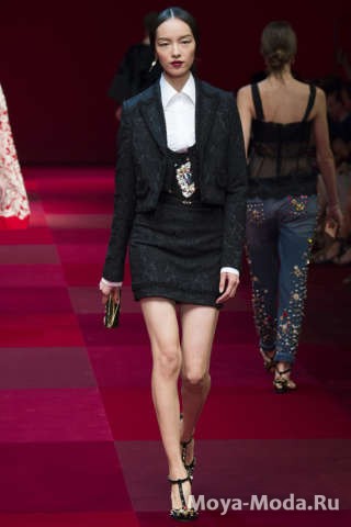 Модные юбки весна-лето 2015 Dolce and Gabbana