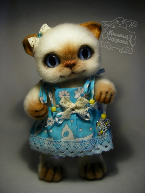 ВалÑние игрушки. Войлочные ÐверÑта. Как ÑвалÑть игрушку кота