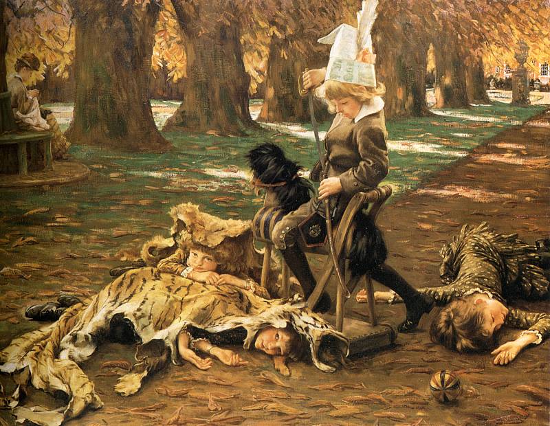 A Little Nimrod, Автор: Tissot, Jacques Joseph (Жак Джозеф Tissot)Tissot, Jacques Joseph (Живопись на Gallerix.ru)
