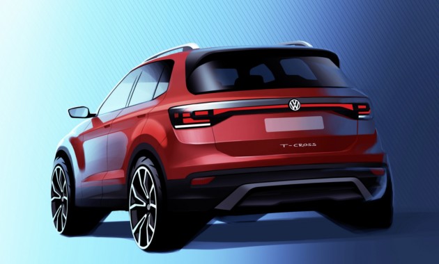 Бюджетный кроссовер Volkswagen T-Cross: официальные изображения Бюджетный кроссовер Volkswagen T-Cross: официальные изображения
