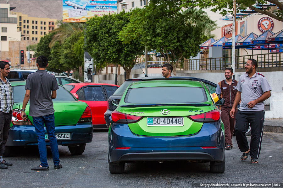 Суровые иорданские таксисты