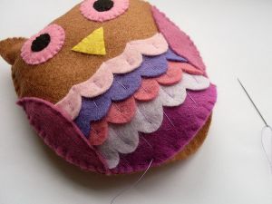 Сова из фетра8