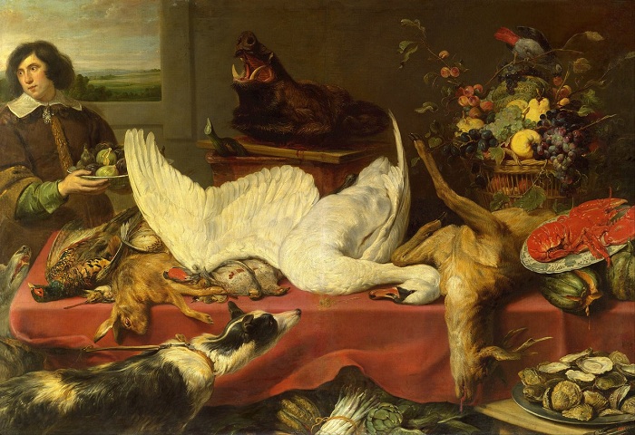 «Натюрморт с лебедем». (1640-е) (Москва, ГМИИ им.Пушкина). Автор: Франс Снейдерс. «Натюрморт с лебедем». (1640-е) (Москва, ГМИИ им.Пушкина). Автор: Франс Снейдерс.