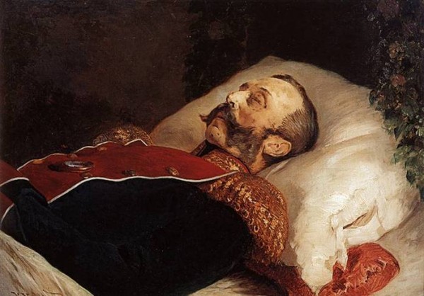 Император Александр II на смертном одре