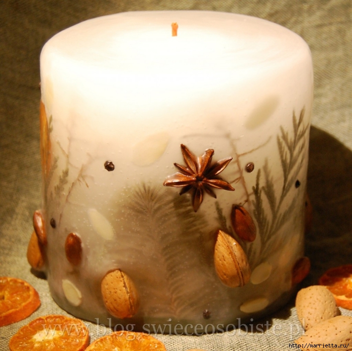 цветочные свечи ручной работы (34) (700x698, 288Kb)