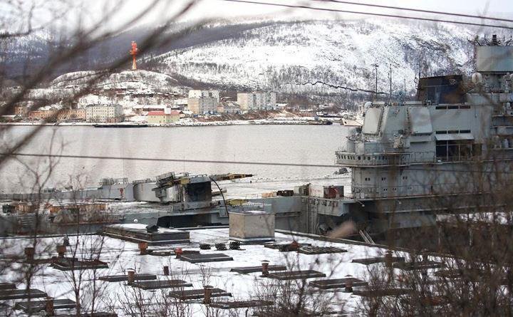 Сроки ремонта "Адмирала Кузнецова"