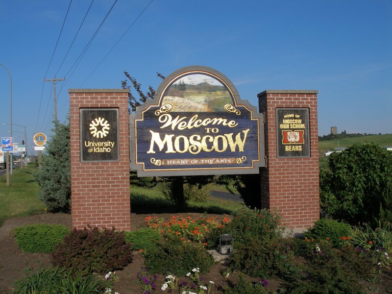 Москва в Айдахо, США география, москва, ссср, факты