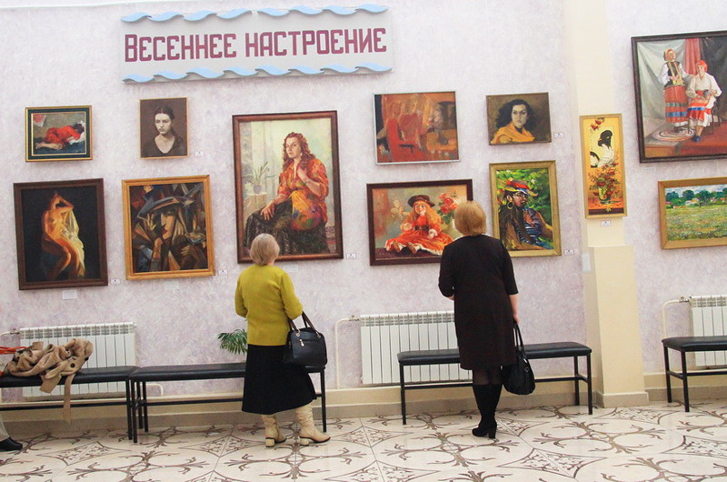 Художественная выставка глубинка, россия, село, фото