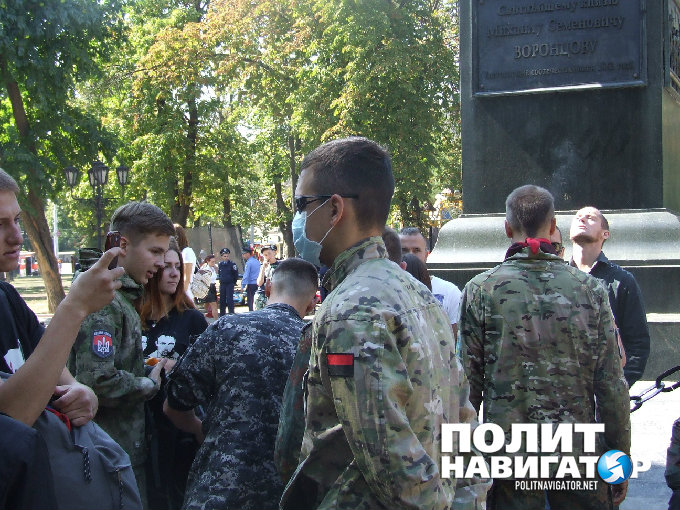 Шабаш нацистов в Одессе. "Москаляку на гиляку"