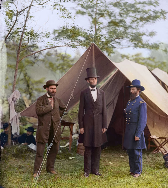 Гражданская война США 1861—1865 годов на цветных фото