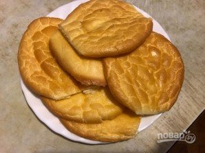 Воздушные яичные лепешки - фото шаг 7