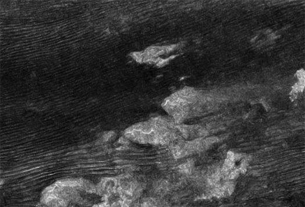 Фотография дюн на Титане