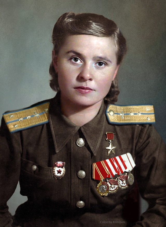 Герои Великой Отечественной войны в цветных фотографиях