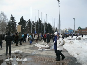Шествие партии ВОЛЯ против НАТО в Ульяновске