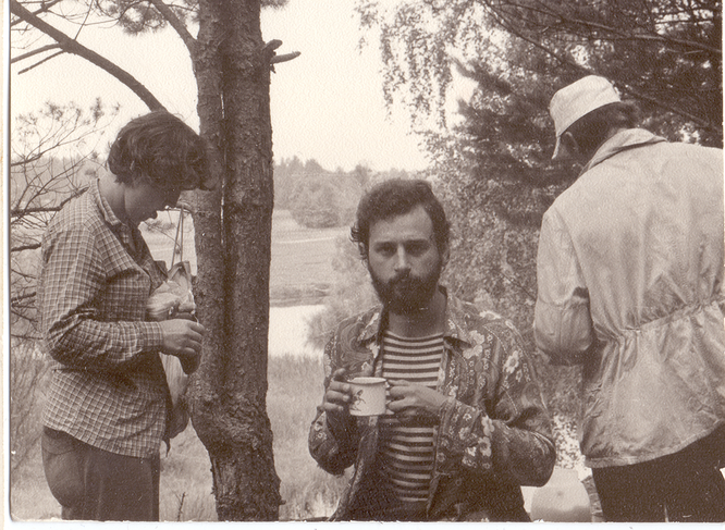 Андрей Терехов в походе, 1975 г., фото из личного архива