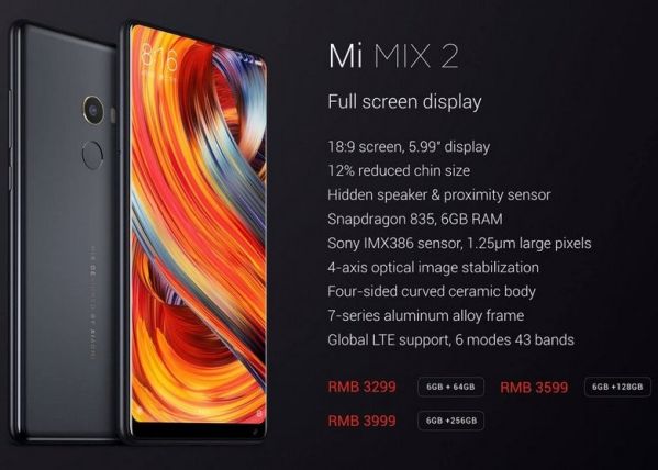 Xiaomi Mi Mix 2
