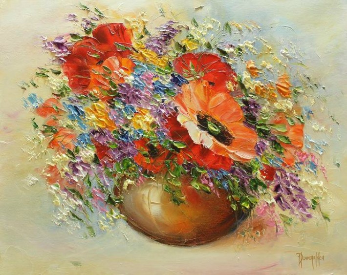 Роскошь цветочного букета от Joanna Domagalska