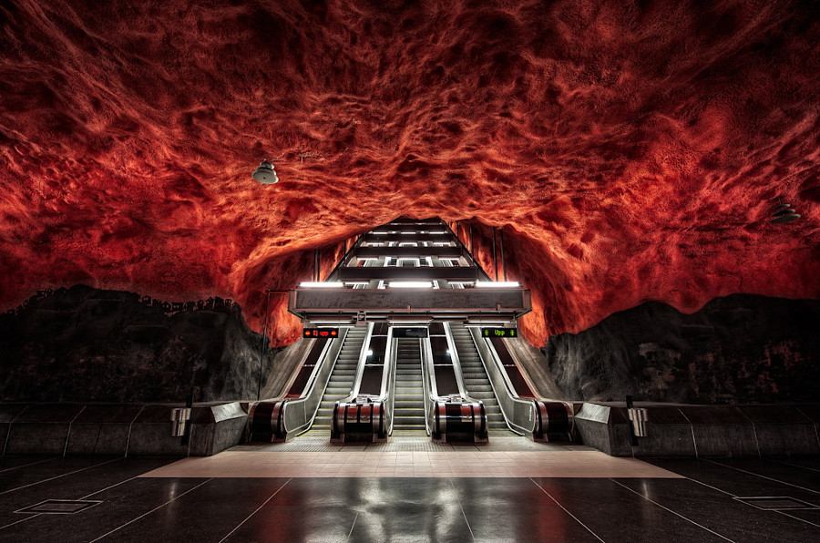 19. Стокгольмское метро, Швеция в мире, фото, фотограф