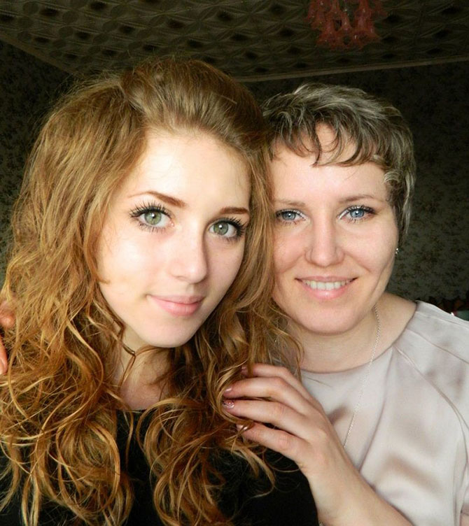 Красивая и сильная русская девушка
