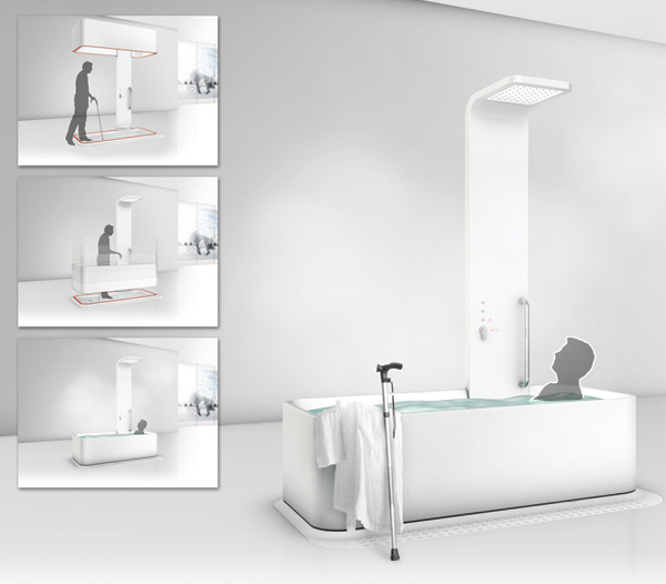 Поднимающаяся ванна Elevance bathtub
