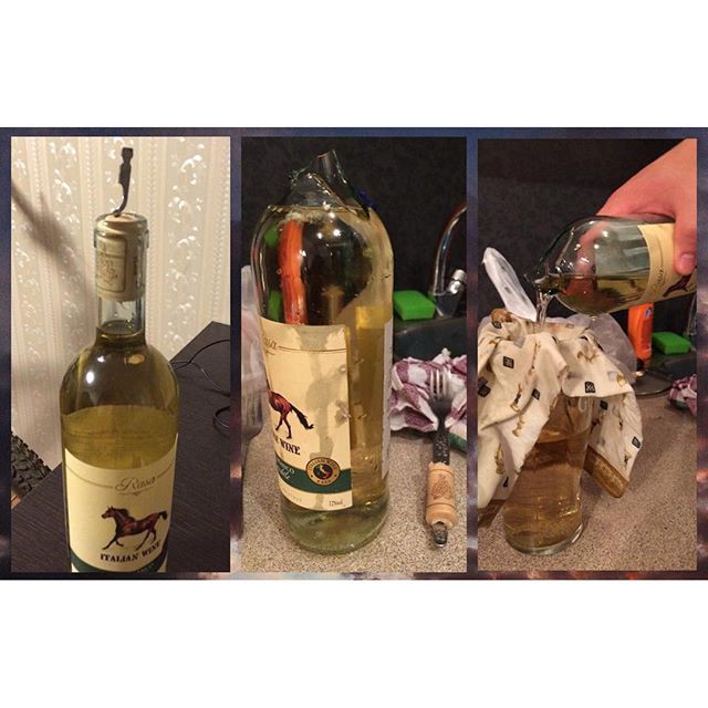 12. Сначала сломали штопор, потом открывали вино дрелью, а потом процеживали его через носовой платок 12. Сначала сломали штопор, потом открывали вино дрелью, а потом процеживали его через носовой платок люди, приколы, россия, юмор