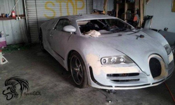 Самодельный Bugatti Veyron Самодельный Bugatti Veyron