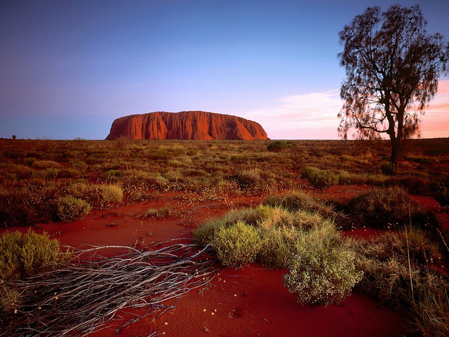 Скала Улуру (Айерс Рок),  Австралия. Фото /Uluru (Ayers Rock), Australia