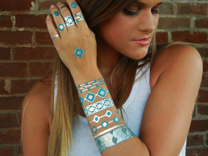 Flash tattoos.