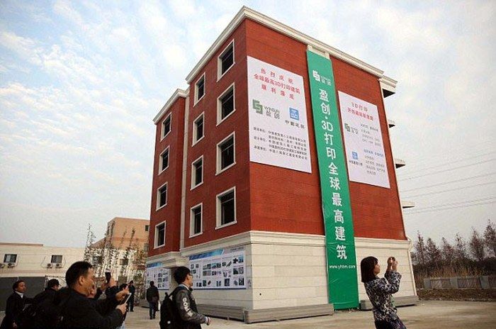 Прорыв в архитектуре: китайцы начали печатать дома архитектура, дом, китайцы, печать