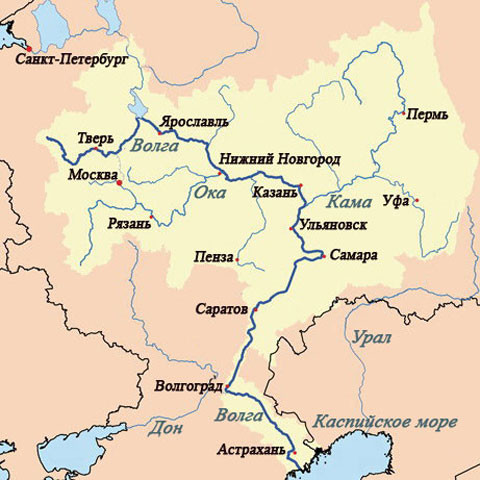 5. Река Волга география, интересное, река, реки, россия, топ10