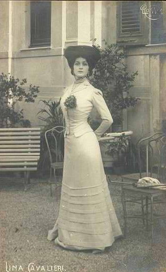 Лина Кавальери в Генуе, 1905 г