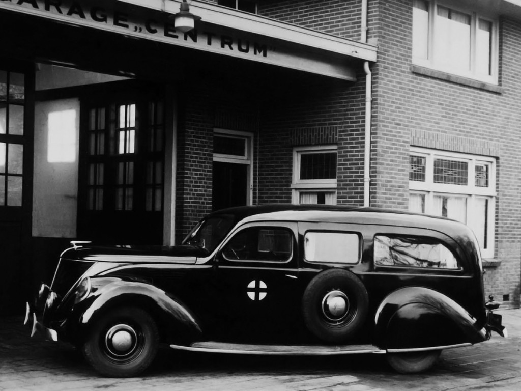 6. Lincoln Zephyr Ambulance '1936 катафалк, скорая, универсал