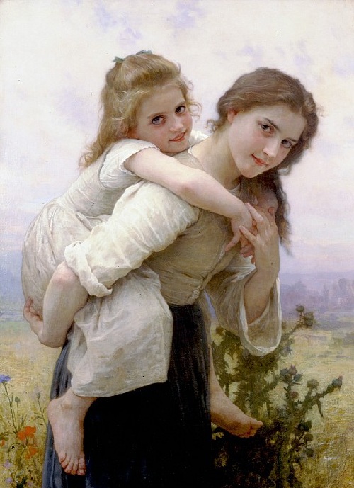 «Прелестная ноша». Автор: William Bouguereau. «Прелестная ноша». Автор: William Bouguereau.