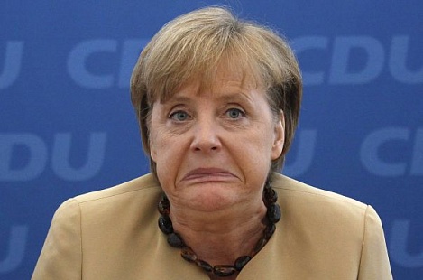 Меркель  сделала разворот на 180 градусов