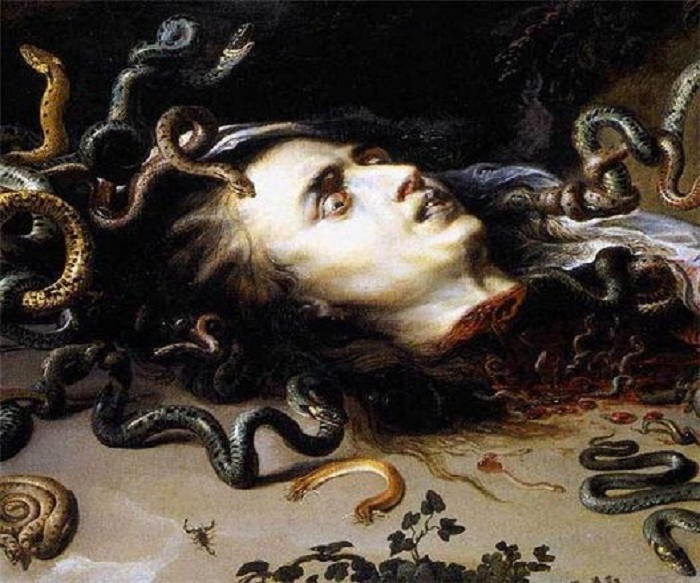 Голова горгоны Медузы .(1617-1618). Автор: Питер Пауль Рубенс Голова горгоны Медузы .(1617-1618). Автор: Питер Пауль Рубенс