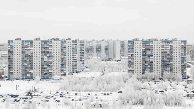 Заснеженный Нижневартовск