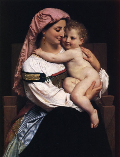 «Женщина из Червара и ее ребенок». Автор: William Bouguereau. «Женщина из Червара и ее ребенок». Автор: William Bouguereau.