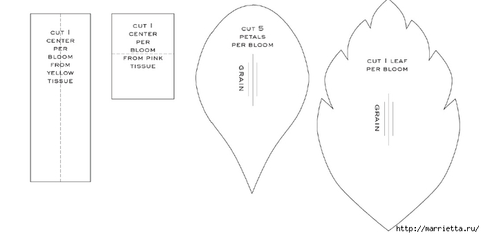 Цветы из гофрированной бумаги. ГИБИСКУС (6) (700x342, 46Kb)