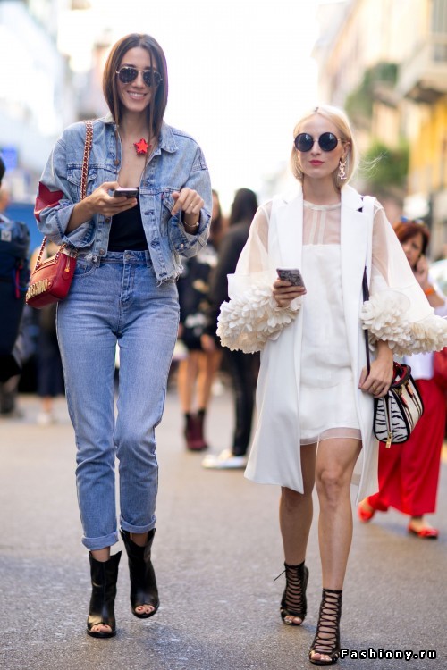 Неделя моды в Милане весна-лето 2016 - street style Неделя моды в Милане весна-лето 2016 - street style