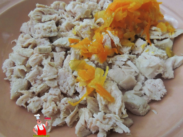 Салат с курицей и грибами. Салат с курицей и грибами.
