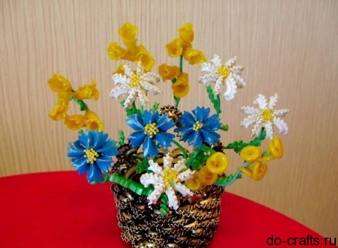 Вазы из макарон 1 Вазы из макарон своими руками.