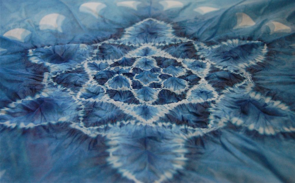 Shibori — метод крашения ткани Shibori — метод крашения ткани