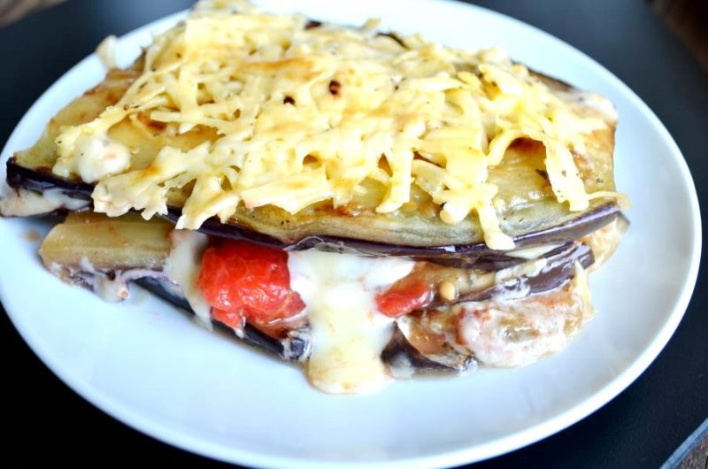 Рецепт лазаньи из баклажанов с сыром