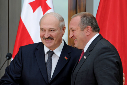 Александр Лукашенко и Георгием Маргвелашвили
