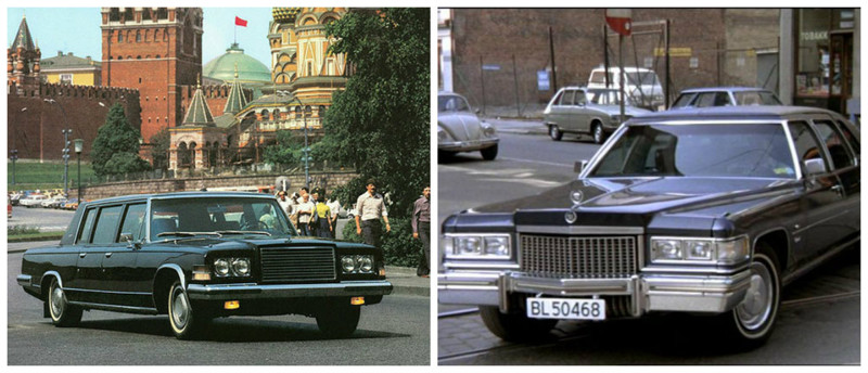 ЗИЛ-115(1978-1983)-Cadillac Fleetwood 75(1971-1976) автомобили, история, ссср, факты